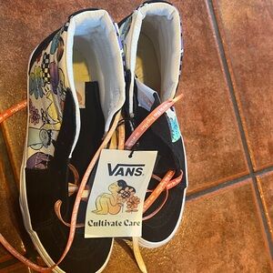 Vans Black and Multicolor Cultivate Care Shoes